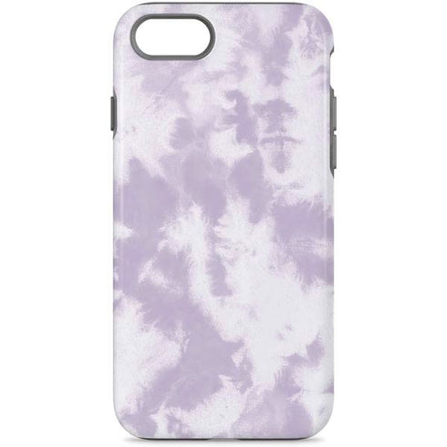 Purple and White Tie Dye iPhone Cases