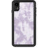 Purple and White Tie Dye iPhone Cases