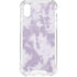 Purple and White Tie Dye iPhone XS Clear Case