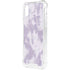 Purple and White Tie Dye iPhone XS Clear Case