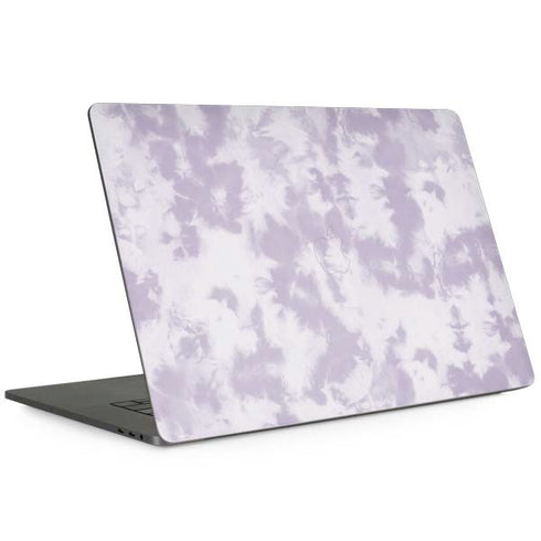 Purple and White Tie Dye MacBook Skins