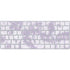Purple and White Tie Dye Magic Keyboard Skin