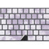 Purple and White Tie Dye Magic Keyboard with Numeric Keypad Skin