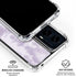 Purple and White Tie Dye Moto G Power 5G (2024) Clear Case