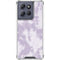Purple and White Tie Dye Moto G Power 5G (2025) Clear Case