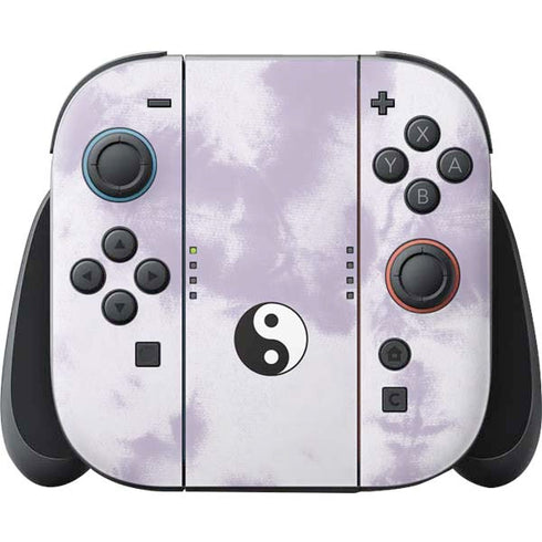 Purple and White Tie Dye Nintendo Skins