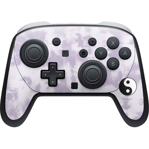 Purple and White Tie Dye Nintendo Skins