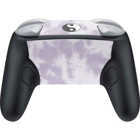 Purple and White Tie Dye Nintendo Switch 2 (2025) Pro Controller Skin