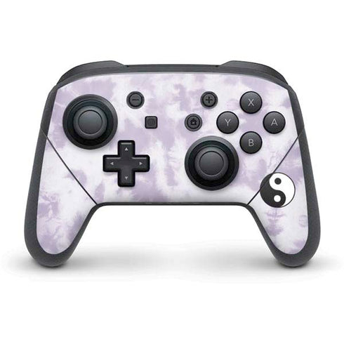 Purple and White Tie Dye Nintendo Skins