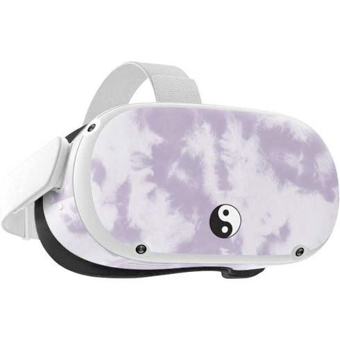 Purple and White Tie Dye Oculus Quest 2 Skin