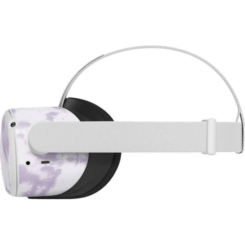Purple and White Tie Dye Oculus Quest 2 Skin