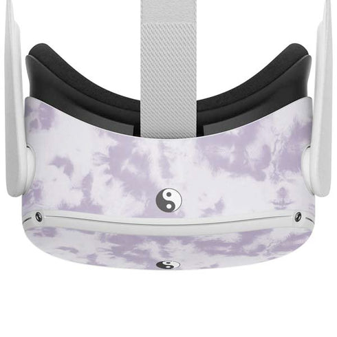 Purple and White Tie Dye Oculus Quest 2 Skin