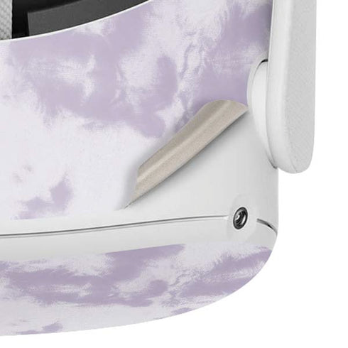 Purple and White Tie Dye Oculus Quest 2 Skin