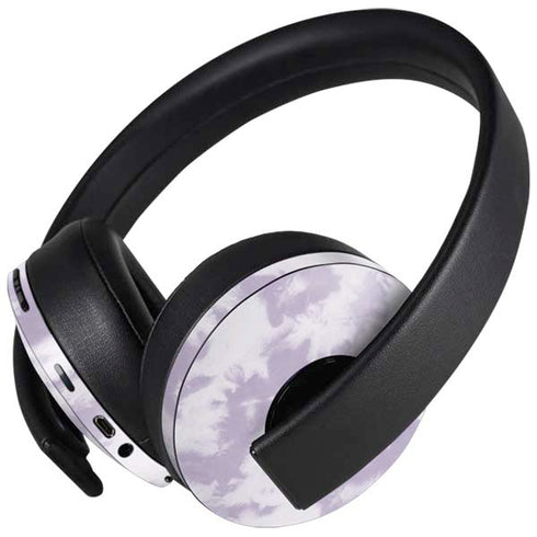 Purple and White Tie Dye PlayStation 4 Gold Wireless Headset Skin