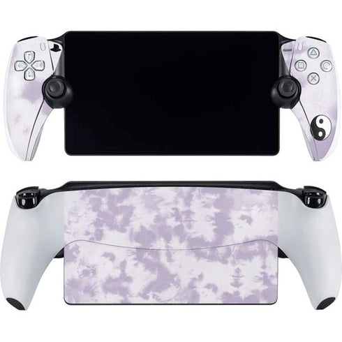 Purple and White Tie Dye PlayStation Portal Remote Player Skin