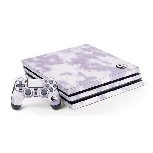 Purple and White Tie Dye PlayStation PS4 Skins