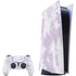 Purple and White Tie Dye PlayStation PS5 Skins