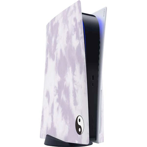 Purple and White Tie Dye PlayStation PS5 Skins