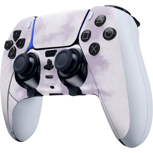 Purple and White Tie Dye PS5 DualSense Edge Pro Controller Skin