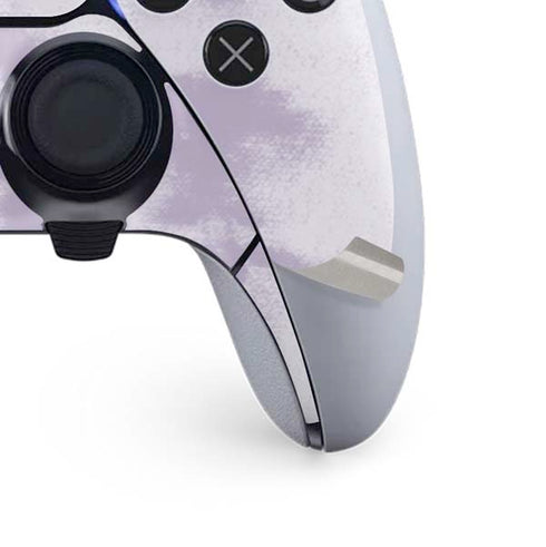 Purple and White Tie Dye PS5 DualSense Edge Pro Controller Skin