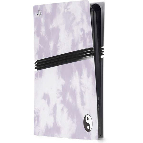 Purple and White Tie Dye PS5 Pro Console Skin