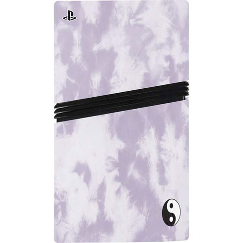 Purple and White Tie Dye PS5 Pro Console Skin