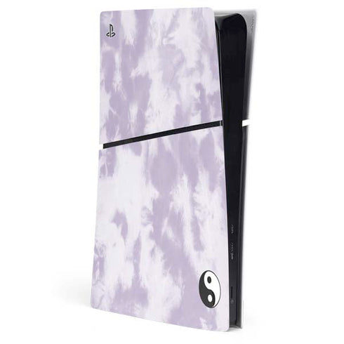 Purple and White Tie Dye PlayStation PS5 Skins