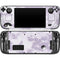 Purple and White Tie Dye Steam Deck Handheld Gaming Computer OLED Skin