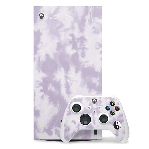Purple and White Tie Dye Xbox Series X Skins