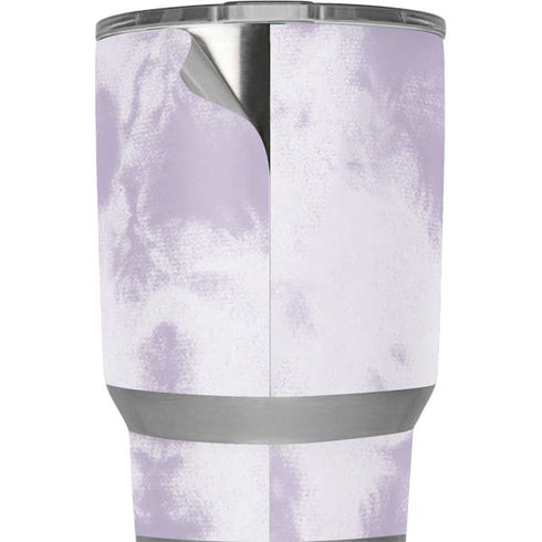 Purple and White Tie Dye Yeti 20oz Tumbler Skin