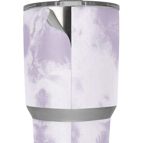 Purple and White Tie Dye Yeti 30oz Rambler Tumbler Skin