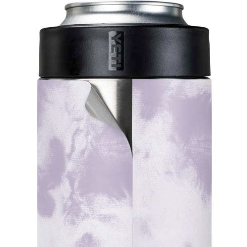 Purple and White Tie Dye Yeti Colster Can Insulator Skin