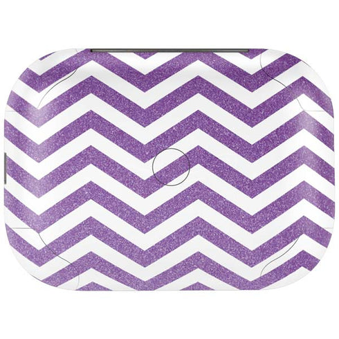 Purple Chevron Amazon Echo Buds Skin