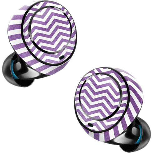 Purple Chevron Amazon Echo Buds Skin