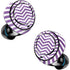 Purple Chevron Amazon Echo Buds Skin