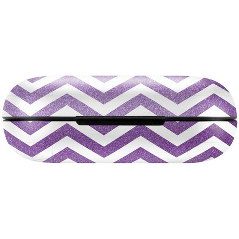 Purple Chevron Amazon Echo Buds Skin