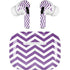Purple Chevron AirPods Skins
