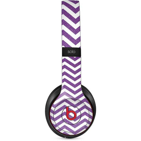 Purple Chevron Beats Solo 2 Wireless Skin