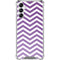 Purple Chevron Gabb Phone 4 Clear Case