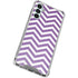 Purple Chevron Gabb Phone 4 Clear Case