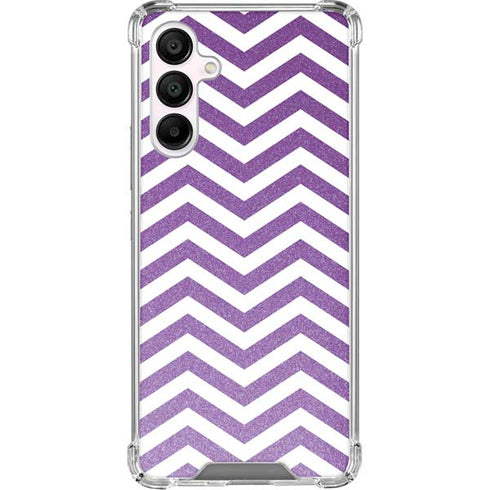 Purple Chevron Galaxy A16 5G Clear Case