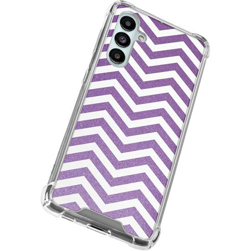 Purple Chevron Galaxy A16 5G Clear Case