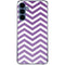 Purple Chevron Galaxy A35 5G Clear Case