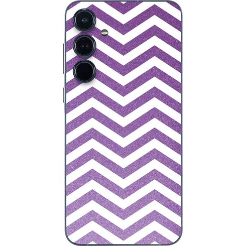 Purple Chevron Galaxy A35 5G Skin