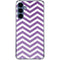 Purple Chevron Galaxy A55 5G Clear Case