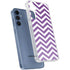 Purple Chevron Galaxy A55 5G Clear Case