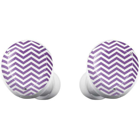 Purple Chevron Galaxy Buds Plus Skin