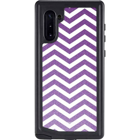 Purple Chevron Galaxy Cases