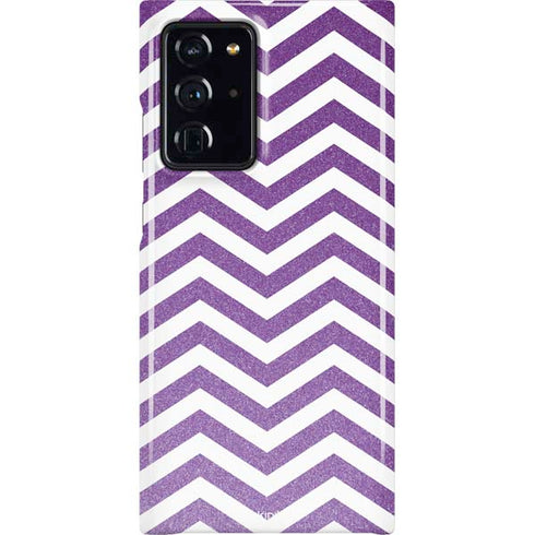 Purple Chevron Galaxy Cases