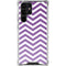 Purple Chevron Galaxy S23 Ultra Clear Case